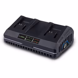 Avec sa technologie au lithium-ion, découvrez le double chargeur SDBC2.4A de chez Scheppach. Caractéristiques techniques : No ...