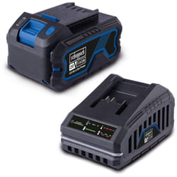 Scheppach - Starter-KIT ixes 20V - SBSK4.0 - Li-ion - Batterie et Chargeur 4.0 Ah - Temps de charge rapide - Témoin lumineux