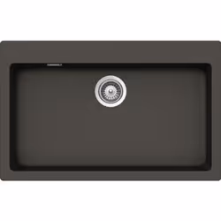 Schock Primus N100XL, Evier à poser, Rectangulaire, Gris, 1 bols, Rectangulaire, 720 x 384 mm
