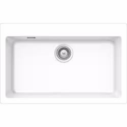 Schock Primus N100XL, Evier à poser, Rectangulaire, Blanc, 1 bols, Rectangulaire, 720 x 384 mm