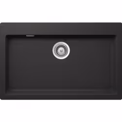 Schock Primus N100XL, Evier à poser, Rectangulaire, Noir, 1 bols, Rectangulaire, 720 x 384 mm