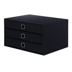 Rössler Papier 1524452703 unité de tiroir de bureau Noir