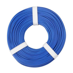 Fil de câblage Donau Elektronik 125-052 1 x 0.25 mm² bleu 50 m S160071