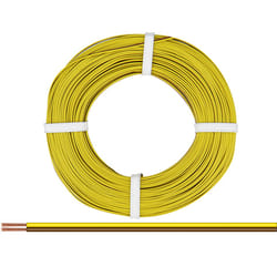 Donau 225-380-25 câble audio 25 m Marron, Jaune