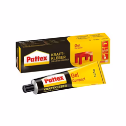 Colles puissantes Pattex Compact, Modèle : Tube de 125 g, Type PCG2C - Colle de contact au solvant - Exempte de cyclohexane - ...