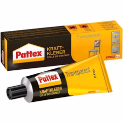 Colle de contact - PATTEX - Tube 50g - Transparent - Solvant - Pour matériaux transparents