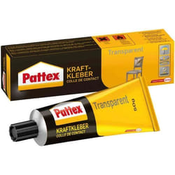 Colle de contact - PATTEX - Tube 50g - Transparent - Solvant - Pour matériaux transparents