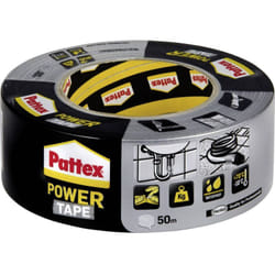 Pattex - Ruban adhésif toilé Power Tape PT5SW argent (l x l) 50 m x 50 mm caoutchouc 1 pc(s)