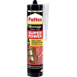 Pattex - Colle de montage Super Power PXS37 Couleur blanc 370 g