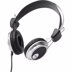 AEG KH 4220, Avec fil, 20 - 20000 Hz, Musique, 180 g, Écouteurs, Noir, Argent