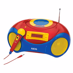 AEG SR 4363 CD Kids Line, Numérique, FM, PLL, Lecteur, CD, CD-R, CD-RW, Pause, Répéter, LCD