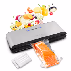 Classbach C-VK 4000, Noir, Acier inoxydable, 800 mbar, Étanchéité uniquement, Étanchéité sous vide, Boutons, 12 l/min, 120 W