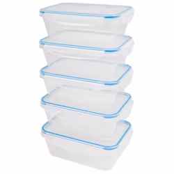 Classbach C-FHD 4007 K, contenant, Rectangulaire, 1 L, Transparent, Plastique, -40 - 110 °C