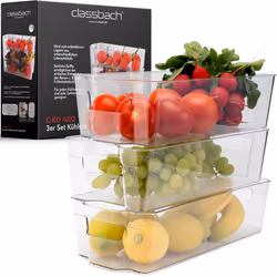 Classbach C-KO 4022, Régler, Rectangulaire, 4 L, Transparent, Verre, 4000 ml