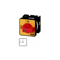 Eaton T0-1-102/E-RT commutateur électrique Commutateur à bascule 2P Noir, Rouge, Jaune