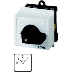 Eaton T0-2-8241/IVS commutateur électrique Sélecteur de niveau 1P Noir, Blanc