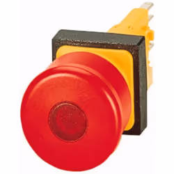 Eaton Q25LPV, Bouton-poussoir, Plastique, Noir, Rouge, Jaune, IP65, 28 mm, 86 mm