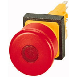 Eaton Q25LPV commutateur électrique Bouton-poussoir Noir, Rouge, Jaune