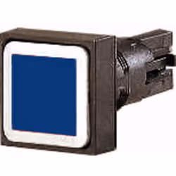 Eaton Q25D-BL, Bouton, Noir, Bleu, Plastique, IP65, 50 mm