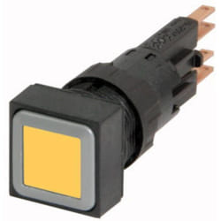 Eaton Q25LTR-GE/WB commutateur électrique Bouton-poussoir Noir, Jaune