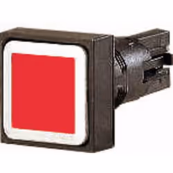 Eaton Q25DR-RT, Bouton-poussoir, Noir, Rouge, IP65, 25 mm, 50 mm, 25 mm