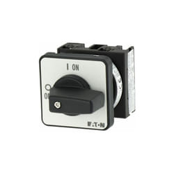 Eaton T0-1-102/E commutateur électrique Commutateur à bascule 2P Noir, Blanc