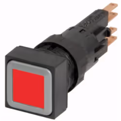 Eaton Q18LT-RT, Bouton-poussoir, Noir, Rouge, IP65, 18 mm, 60 mm, 18 mm