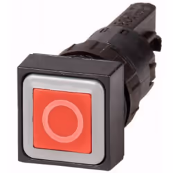 Eaton Q25D-10, Bouton, Noir, Rouge, Plastique, IP65, 50 mm