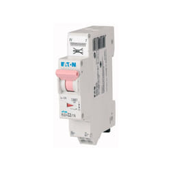Eaton - Disjoncteur 2A plg, Ph+N, borne à ressort, 4,5kA (en 60898) courbe c