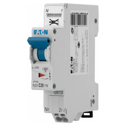 Eaton - Disjoncteur auto 20A plg, Ph+N, borne à ressort, 4,5kA (en 60898) courbe c