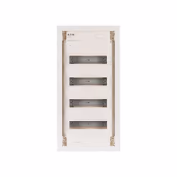 Coffret de distribution - EATON - KLV-48UPS-F - 4 rangées - porte métallique plate - intérieur