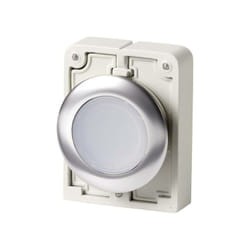 Bouton-poussoir plat, rond, chromé Eaton M30C-FDL-W 182925 blanc 1 pc(s) X755211