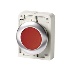 Bouton-poussoir plat, rond, chromé Eaton M30C-FDL-R 182926 rouge 1 pc(s) X755941