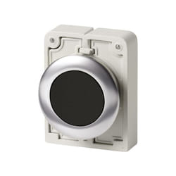 Bouton-poussoir plat, rond, chromé Eaton M30C-FD-S 182959 noir 1 pc(s) X755591