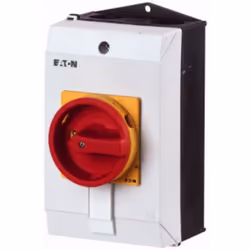 Eaton T0-1-102/I1/SVB, Commutateur à bascule, 2P, Rouge, Blanc, Jaune, IP65, 80 mm, 110 mm