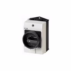 Eaton T0-1-102/I1/SVB-SW, Commutateur à bascule, 2P, Noir, Blanc, IP65, 80 mm, 110 mm