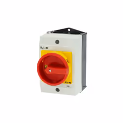 Eaton T0-3-8342/I1/SVB, Commutateur à bascule, 6P, Rouge, Blanc, Jaune, IP65, 80 mm, 130 mm
