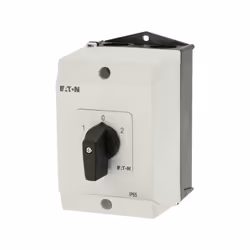 Eaton T3-3-8401/I2, Commutateur à bascule, 3P, Noir, Blanc, IP65, 100 mm, 135 mm