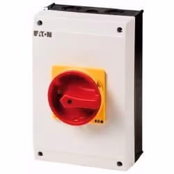 Eaton P3-63/I4/SVB/N, Commutateur rotatif, 3P, Rouge, Jaune, 63 A