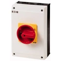Eaton P3-63/I4/SVB/N commutateur électrique Commutateur rotatif 3P Rouge, Jaune