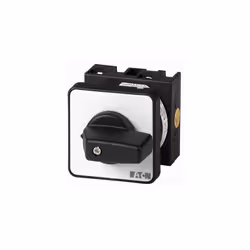 Eaton T0-2-8900/E, Commutateur à bascule, 3P, Noir, Blanc, IP65, 48 mm, -25 - 50 °C
