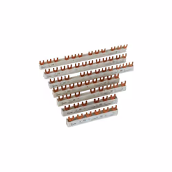 Eaton 215644, Borne de barre omnibus, Droit, Mâle, Cuivre, Blanc, 10 mm², 63 A