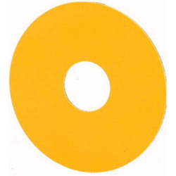 Eaton 216464 étiquette non-adhésive Jaune Rond