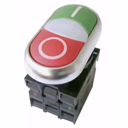 Eaton M22-DDL-GR-X1/X0/K11/230-W, Bouton, Multicolore, Plastique, IP66