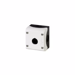 Boîtier en saille pour boutons 1 perçage IP67 gris RMQ-Titan - Eaton Conformité aux Normes IEC / EN 60947, VDE 0660, UL , CSA