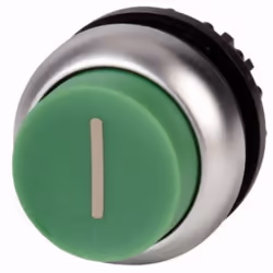 Eaton M22-DH-G-X1, Bouton-poussoir, Noir, Vert, Métallique, IP66, IP67, IP69, 29,7 mm, 29,7 mm, -25 - 70 °C