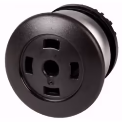 Eaton M22-DP-S-X, Bouton-poussoir, Noir, IP66, IP67, IP69, 36,5 mm, 36,5 mm, -25 - 70 °C