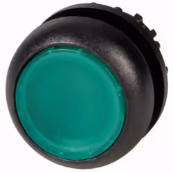 Eaton M22S-DL-G, Bouton-poussoir, Noir, Vert, IP66, IP67, IP69, 29,7 mm, 29,7 mm, -25 - 70 °C