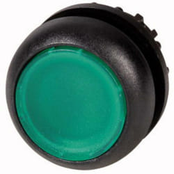 Eaton M22S-DL-G commutateur électrique Bouton-poussoir Noir, Vert