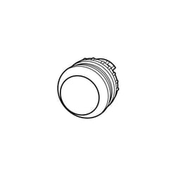 Eaton M22-DL-W-X1 commutateur électrique Bouton-poussoir Noir, Métallique, Blanc